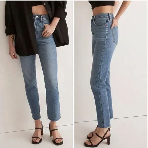 NEW Madewell The Perfect Vintage Jean in‎ Earlside Wash: Raw-Hem Edition, 25 - Picture 2 of 16